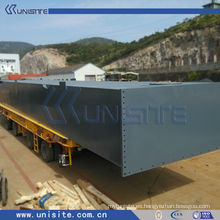 Pontón de barco de acero para dragado y construcción marina (USA010)